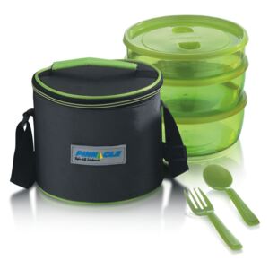 Set Lunch Box PRIDE Thermo 6 piese Verde