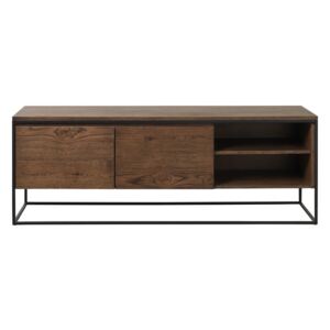Masă TV cu detalii cu aspect de lemn de stejar Unique Furniture Rivoli