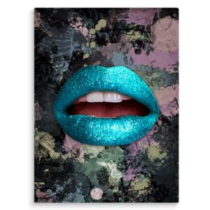 Tablou Canvas Blue Kiss 75x100 Cm