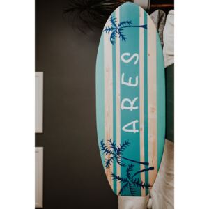 Surfer boy - Tablou lemn placa de surf BBL-271