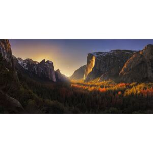 Fotografii artistice Yosemite Firefall, Yan Zhang