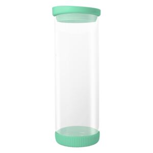 Recipient din sticlă JOCCA Container, 1,78 l, capac verde