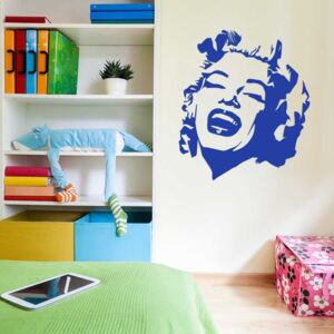 GLIX Marilyn - autocolant de perete Albastru 60 x 70 cm