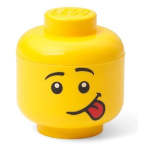 Cutie de depozitare în formă de figurină LEGO® Silly, 10,5 x 10,6 x 12 cm
