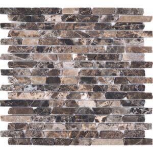 Mozaic piatra naturala MOS BRICK 476 maro 30,5x32,2 cm