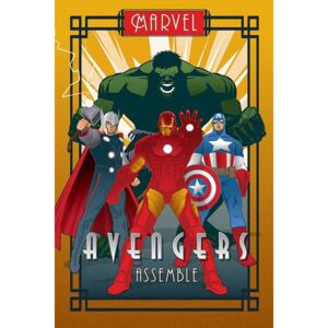 Poster Marvel Deco - Avengers, (61 x 91.5 cm)