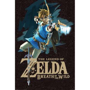 Zelda Breath of the Wild - Game Cover Poster, (61 x 91,5 cm)