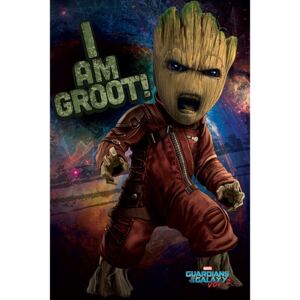 Poster Guardians of the Galaxy Vol. 2 - Angry Groot, (61 x 91.5 cm)