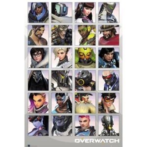 Poster Overwatch - Character Portraits, (61 x 91.5 cm)
