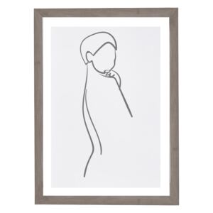 Taboul cu ramă Surdic Woman Body, 30 x 40 cm