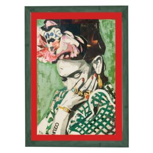 Taboul cu ramă Surdic Red Frida, 30 x 40 cm