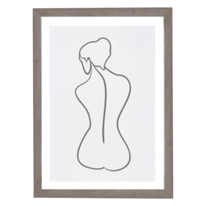 Taboul cu ramă Surdic Woman Lines, 30 x 40 cm