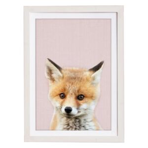 Taboul cu ramă Querido Bestiario Baby Fox, 30 x 40 cm