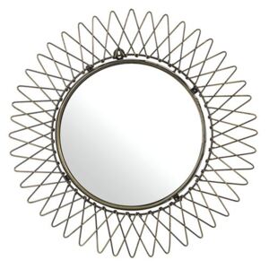Oglinda rotunda din alama 50 cm Sunshine L Pols Potten