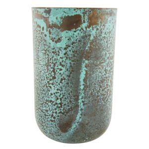 Vaza din metal verde turcoaz 14 cm Style House Doctor
