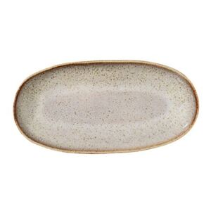 Platou din ceramica gri 12,5x23,5 cm Sandrine Bloomingville