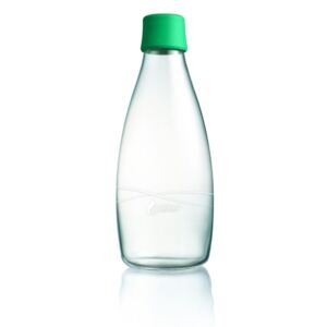 Sticlă cu garanție pe viață ReTap, 800 ml, verde