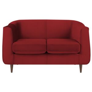 Canapea cu 2 locuri Kooko Home GLAM, roșu