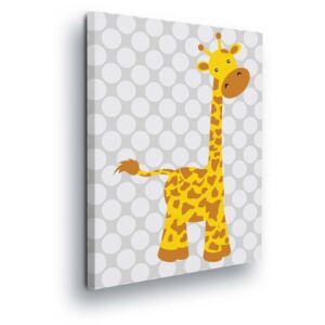 Tablou - Cartoon Giraffe 80x80 cm