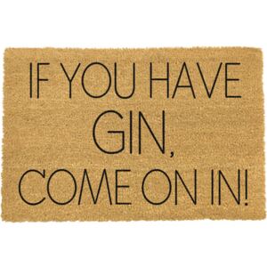 Covor intrare Artsy Doormats If You Have Gin, 40 x 60 cm