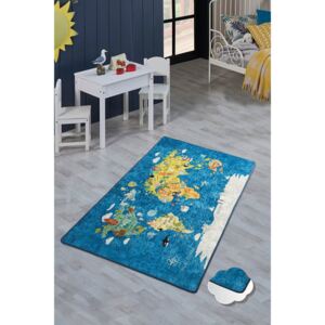 Covor pentru copii World Map - 200 x 290 cm