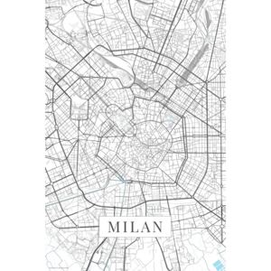 Harta Milan white, POSTERS