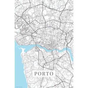 Harta Porto white, POSTERS