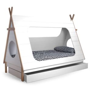Setar depozitare/extra-pat pentru patul in forma de cort Tipi Bed White
