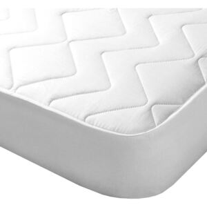 Concept Protecţie de saltea matlasată cu aloe vera de culoare albă 90 x 200 cm