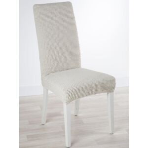 Nueva Textura Huse care se întind foarte bine GLAMOUR smântânii scaun cu spatar 2 buc (40 x 40 x 60 cm)