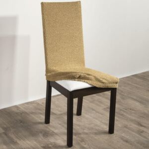 Nueva Textura Huse multielastice ZAFIRO gold scaun cu spatar 2 buc 40 x 40 x 60 cm