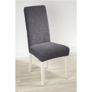 Nueva Textura Huse care se întind foarte bine GLAMOUR gri scaun cu spatar 2 buc (40 x 40 x 60 cm)