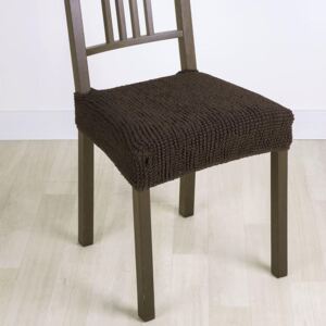 Huse care se întind foarte bine GLAMOUR maro scaun 2 buc (40 x 40 cm)