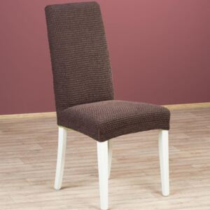 Nueva Textura Huse multielastice ZAFIRO ciocolatei scaun cu spatar 2 buc 40 x 40 x 60 cm