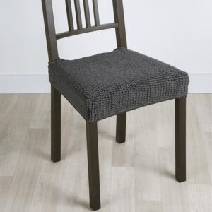 Huse care se întind foarte bine GLAMOUR gri scaun 2 buc (40 x 40 cm)