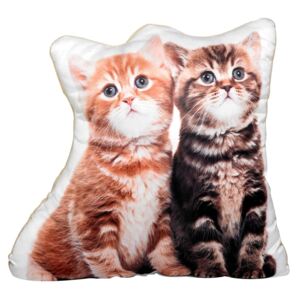 Pernă cu imprimeu Adorable Cushions două pisicuțe
