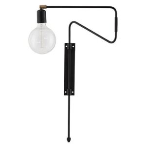 Lampa de Perete Reglabila SWING - Alama Negru lungime(35cm)