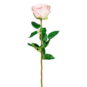 Fir floare artificiala, Garden Rose Roz, H69 cm