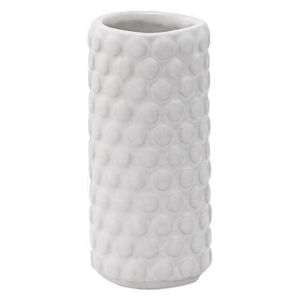 Vaza Alba Ceramica - Ceramica Alb Inaltime(9 cm) x Diametru(4 cm)