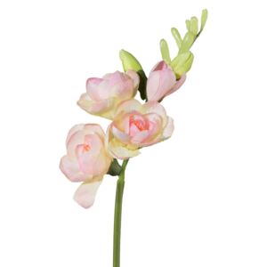 Fir floare artificiala, Freesia Roz deschis, H50 cm