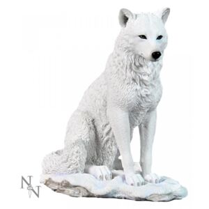 Statuetă lup alb Lupul Nălucă