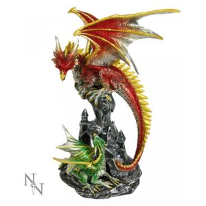 Statuetă dragon de foc