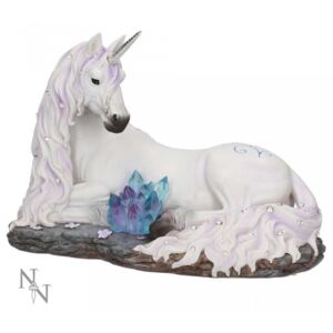 Statueta unicorn cu cristale Liniste