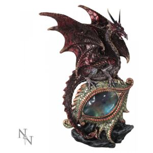 Statueta Ochiul dragonului rosu 21 cm