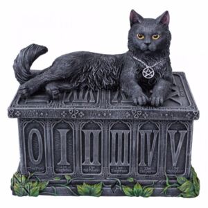 Cutie carti de tarot pisica neagra Veghetoarea Comorii 17 cm