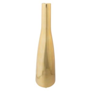Vaza decorativa din ceramica Planico Auriu, H33 cm