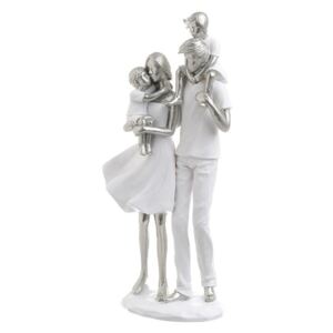 Figurina Family White Silver 13 x 27 cm