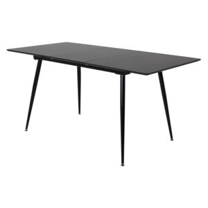 Masa Dallas 111Negru, 76x80x120cm, Extensie, MDF, Metal