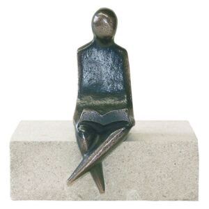 Statueta bronz "Lectura"