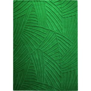 Covor Modern & Geometric Palmia, Lana, Verde, 90x160